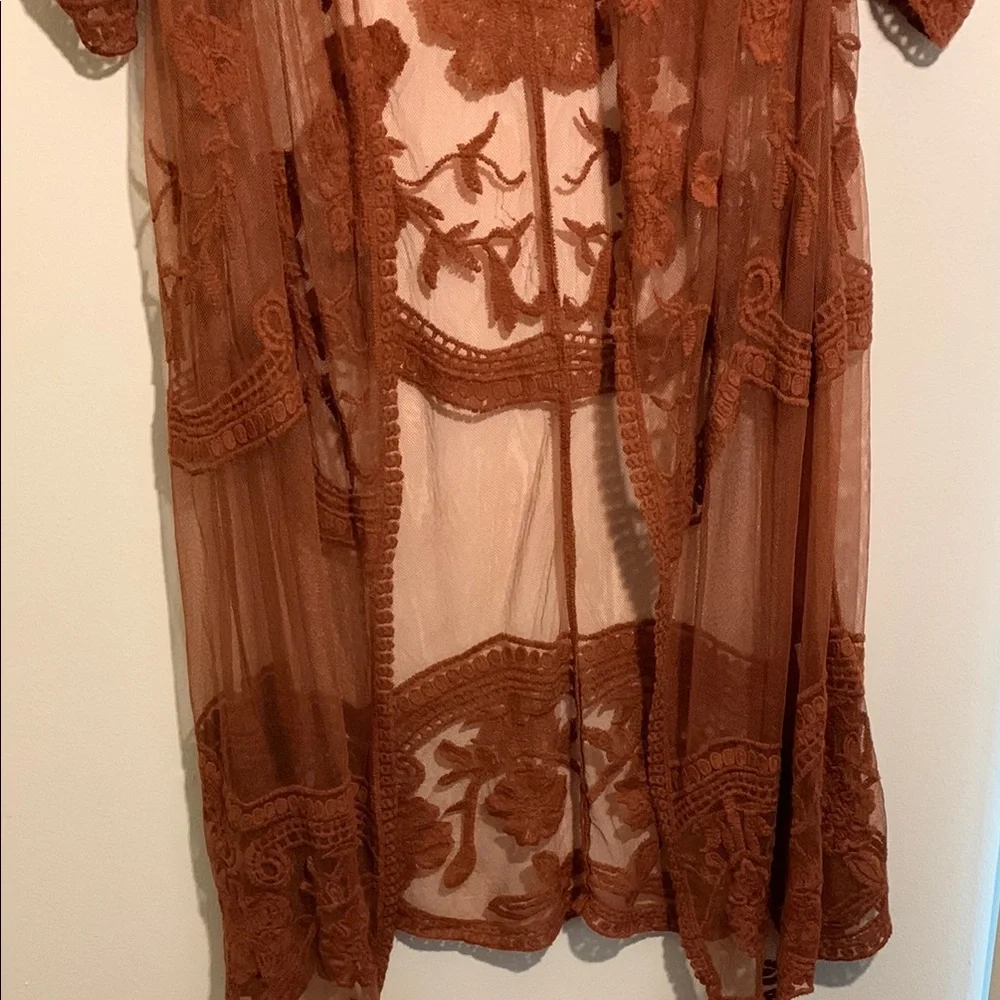 Dizzy Rust Lace Overlay - Picture 6 of 7